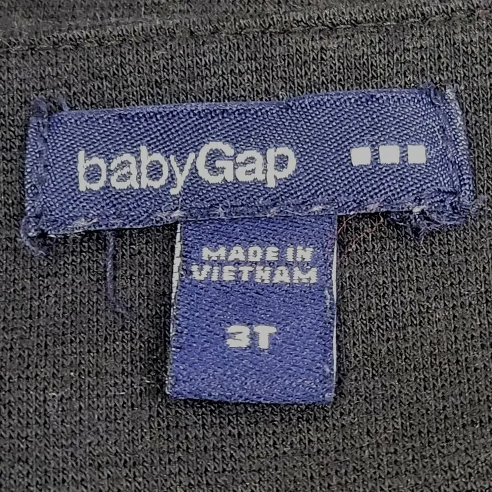 Baby Gap Black Dress with Buttons and Bell Sleeves‎ Size 3T